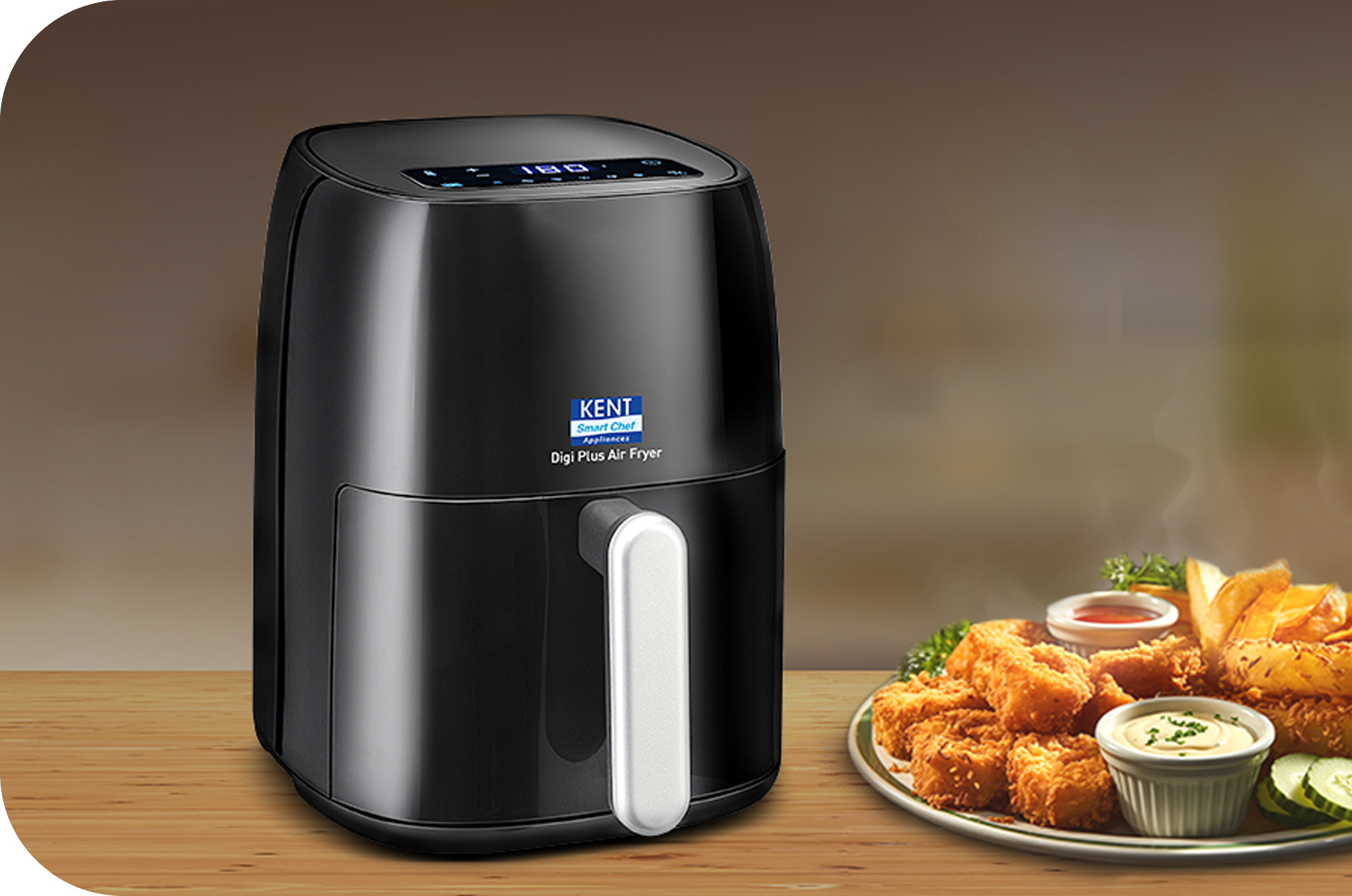 KENT Digi Plus Air Fryer 4L