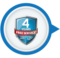 Bảo hành 1 năm   Dịch vụ miễn phí 3 năm AMC