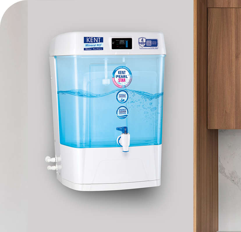 KENT Pearl RO Water Purifier 11098 RO UV UF TDS Control Wall 