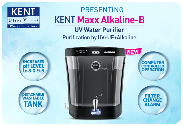 KENT Maxx Alkaline-B UV Water Filter